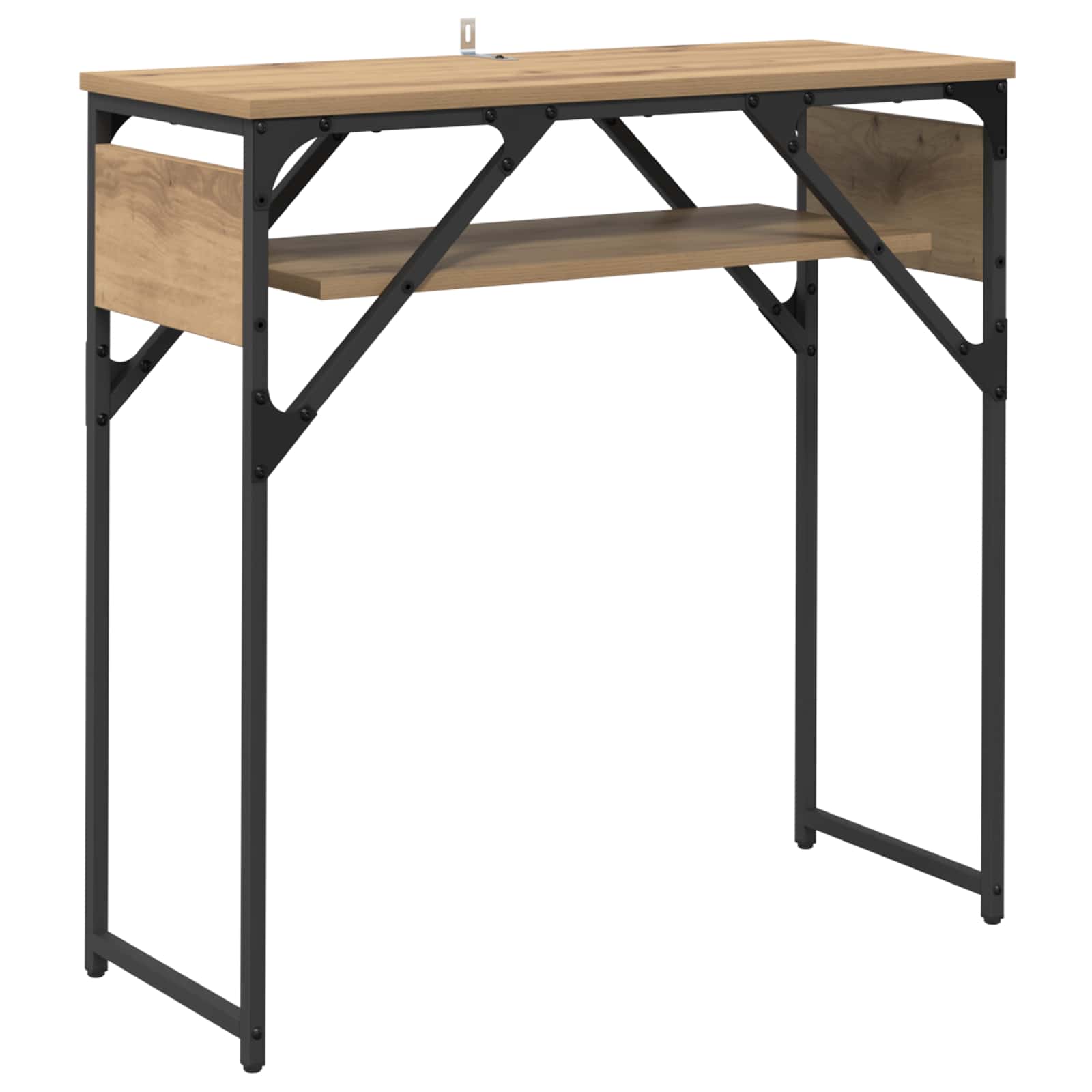 Konsolentisch Artisan-Eiche Holzwerkstoff 75x30x75cm
