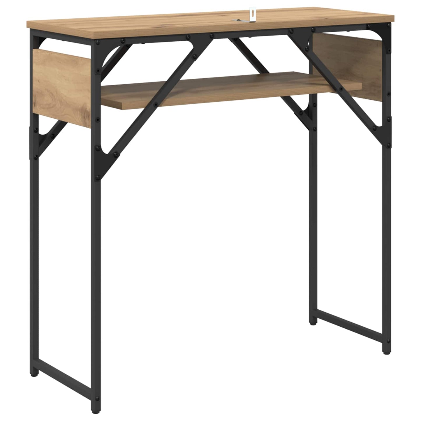 Konsolentisch Artisan-Eiche Holzwerkstoff 75x30x75cm