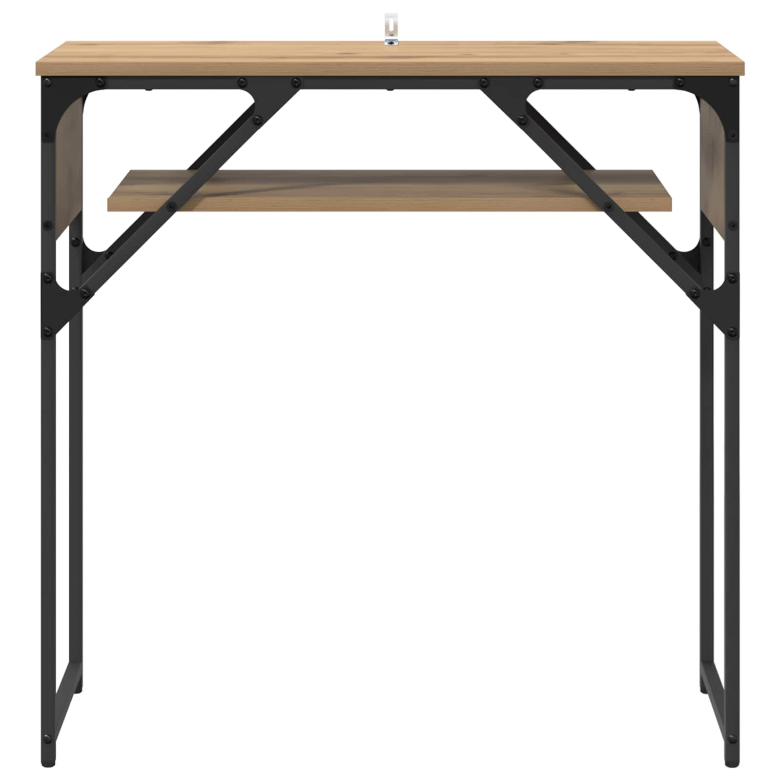 Konsolentisch Artisan-Eiche Holzwerkstoff 75x30x75cm