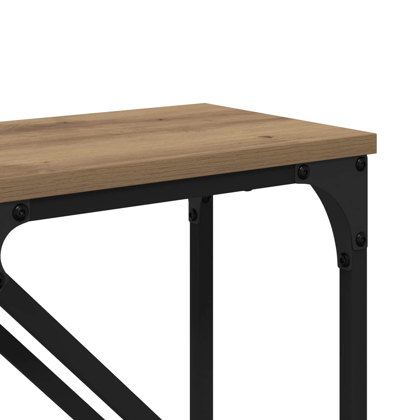 Konsolentisch 2 stk. Artisan-Eiche 100 x 28 x 75 cm
