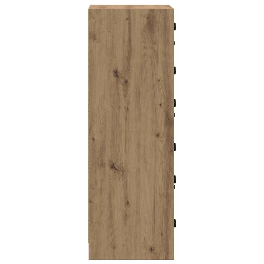 Highboard Artisan-Eiche 35 x 37 x 109 cm Holzwerkstoff