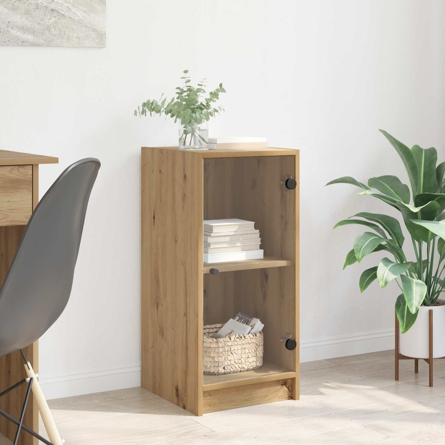 Sideboard Artisan-Eiche 35 x 37 x 76 cm Holzwerkstoff
