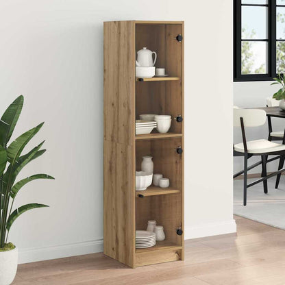 Highboard Artisan-Eiche 35 x 37 x 142 cm Holzwerkstoff