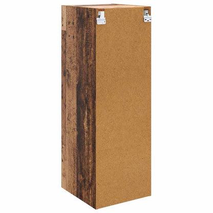 Wandschrank 35 x 37 x 102 cm Holzwerkstoff Altholz