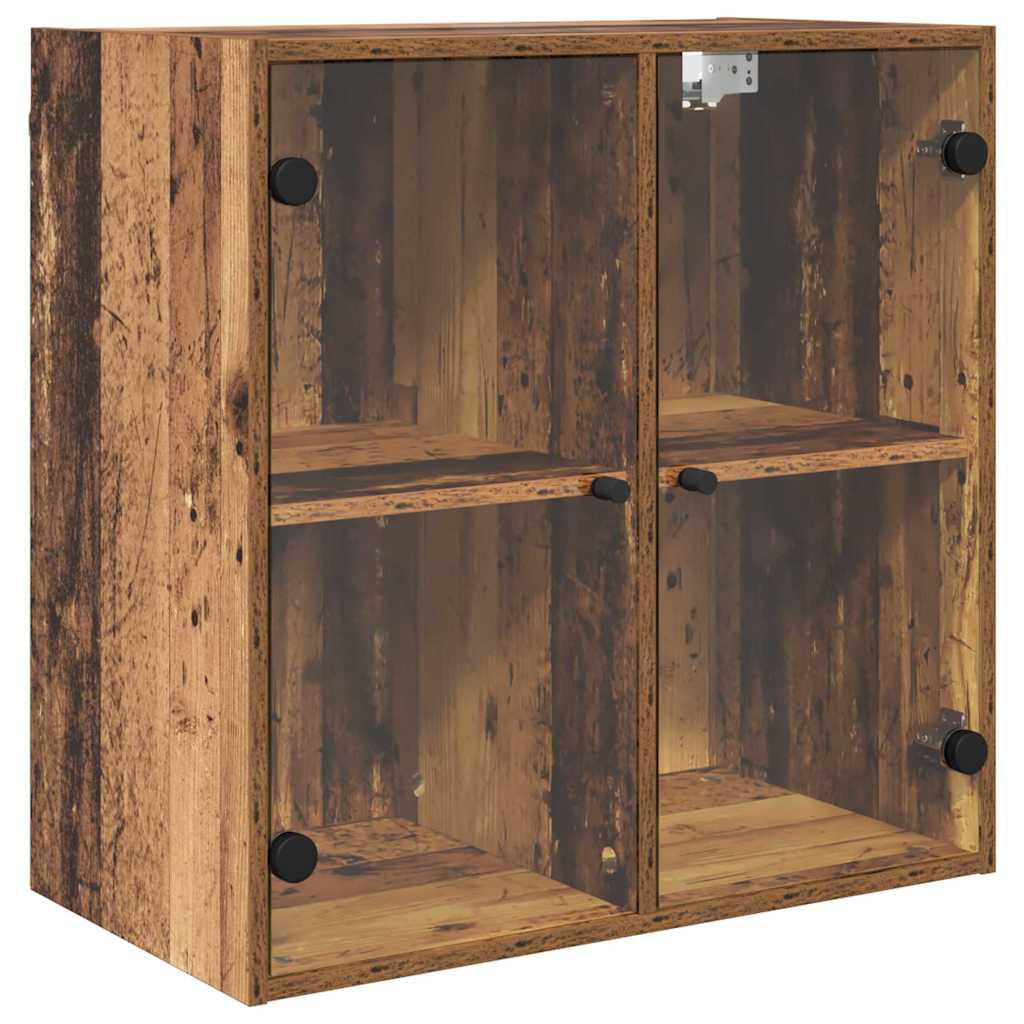 Wandschrank 68 x 37 x 68,5 cm Holzwerkstoff Altholz