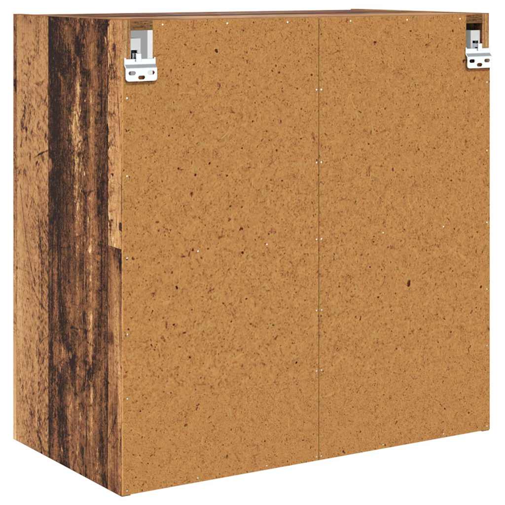 Wandschrank 68 x 37 x 68,5 cm Holzwerkstoff Altholz