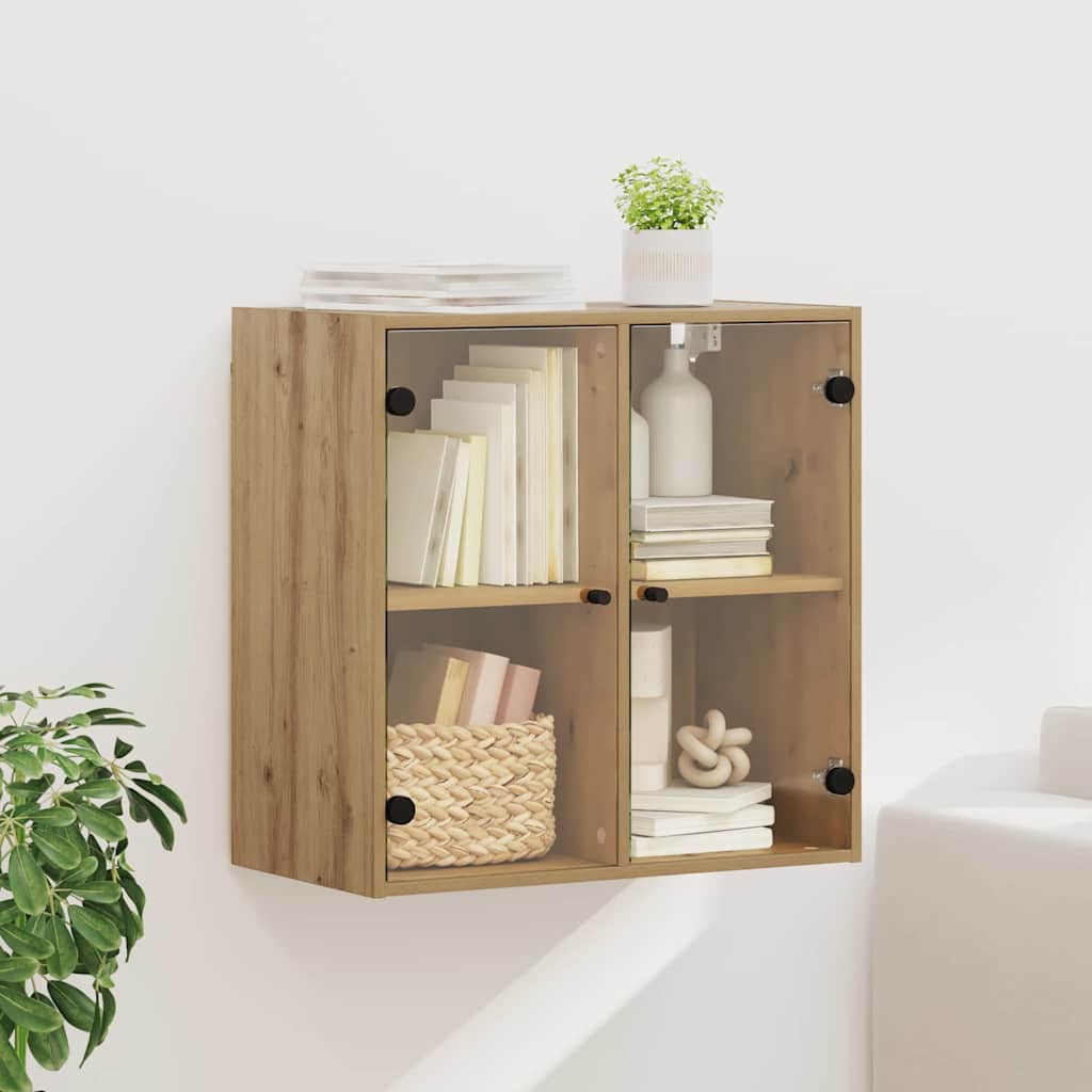 Wandschrank 68 x 37 x 68,5 cm Holzwerkstoff Artisan-Eiche