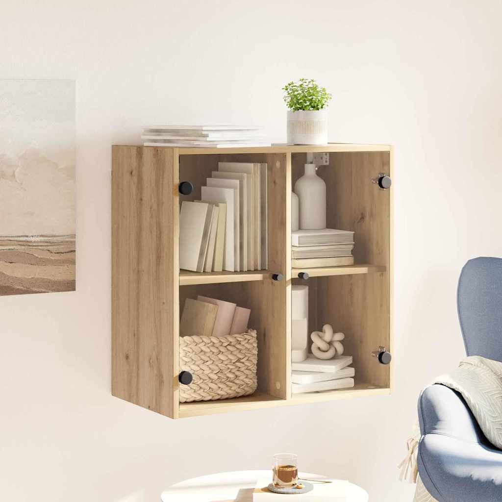 Wandschrank 68 x 37 x 68,5 cm Holzwerkstoff Artisan-Eiche