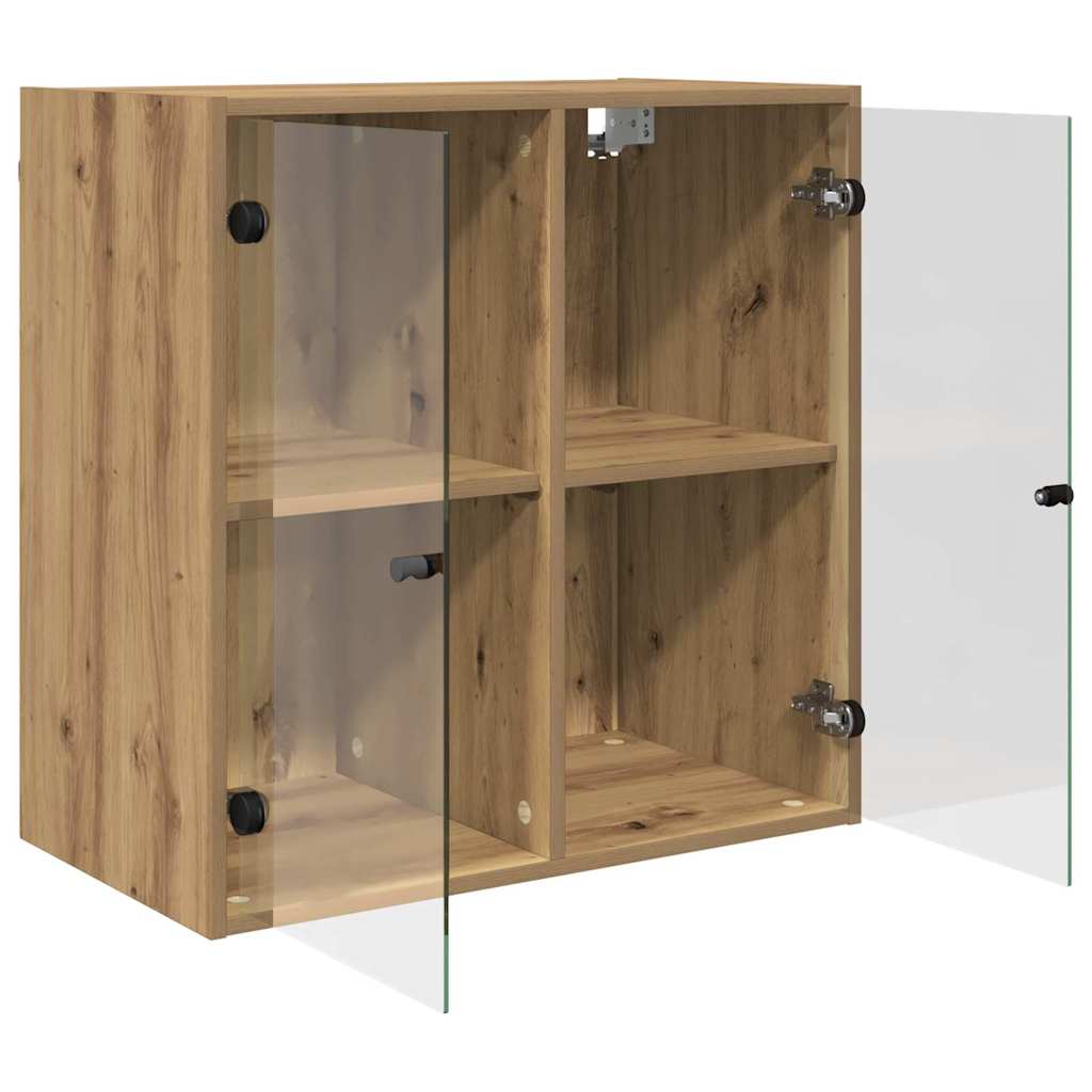 Wandschrank 68 x 37 x 68,5 cm Holzwerkstoff Artisan-Eiche