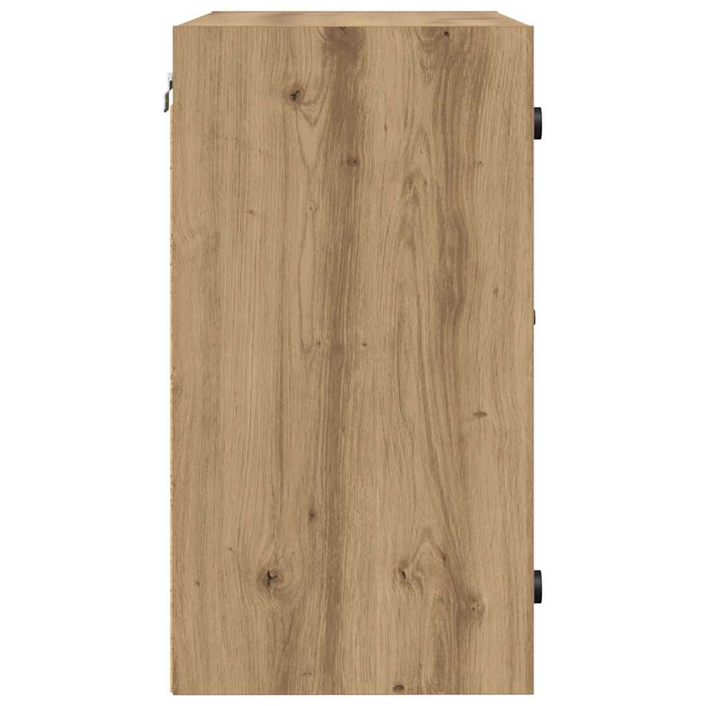 Wandschrank 68 x 37 x 68,5 cm Holzwerkstoff Artisan-Eiche