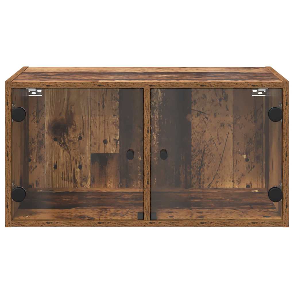Wandschrank 68 x 37 x 35 cm Holzwerkstoff Altholz