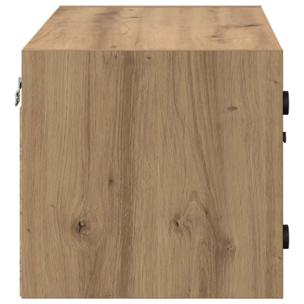 Wandschränke 2 Stk. 68 x 37 x 35 cm Holzwerkstoff Artisan-Eiche