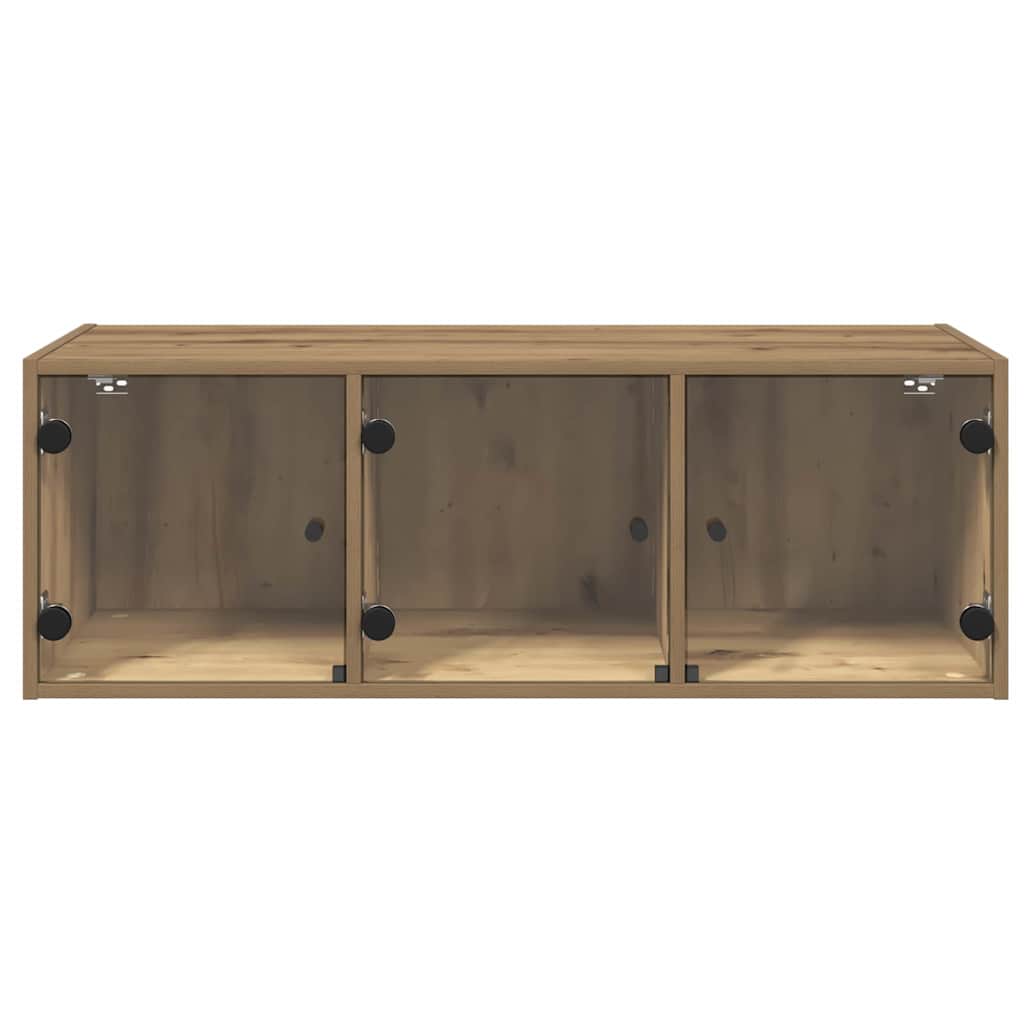 Wandschrank 102 x 37 x 35 cm Holzwerkstoff Artisan-Eiche