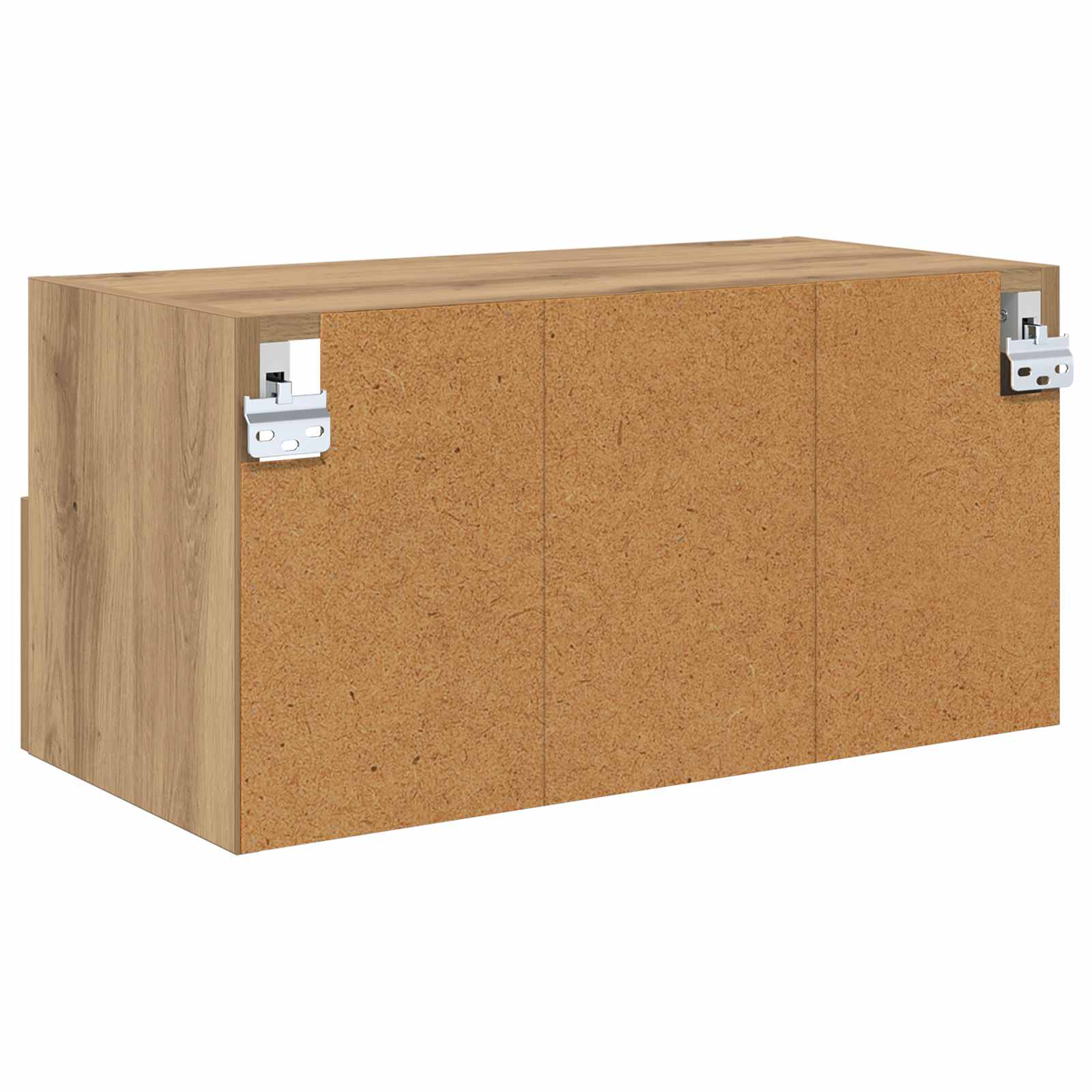 TV-Wandregale 2 stk. Artisan-Eiche Holzwerkstoff