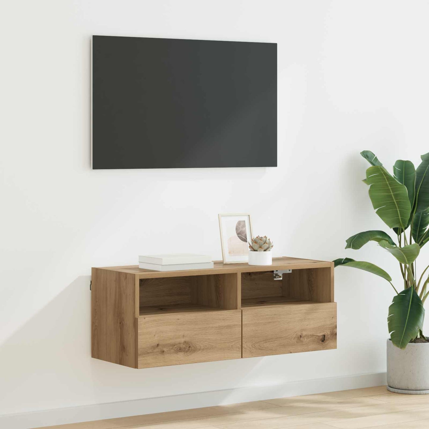 TV-Wandschrank 80 x 30 x 30 cm Artisan-Eiche Holzwerkstoff