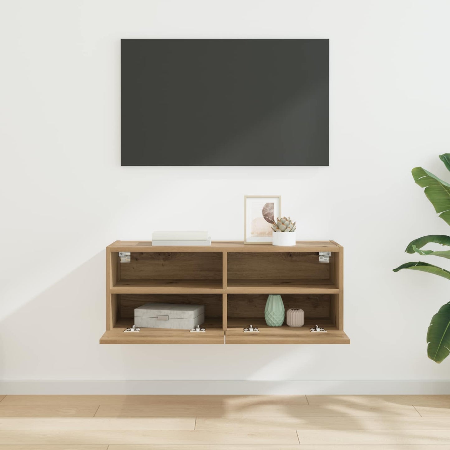 TV-Wandschrank 80 x 30 x 30 cm Artisan-Eiche Holzwerkstoff