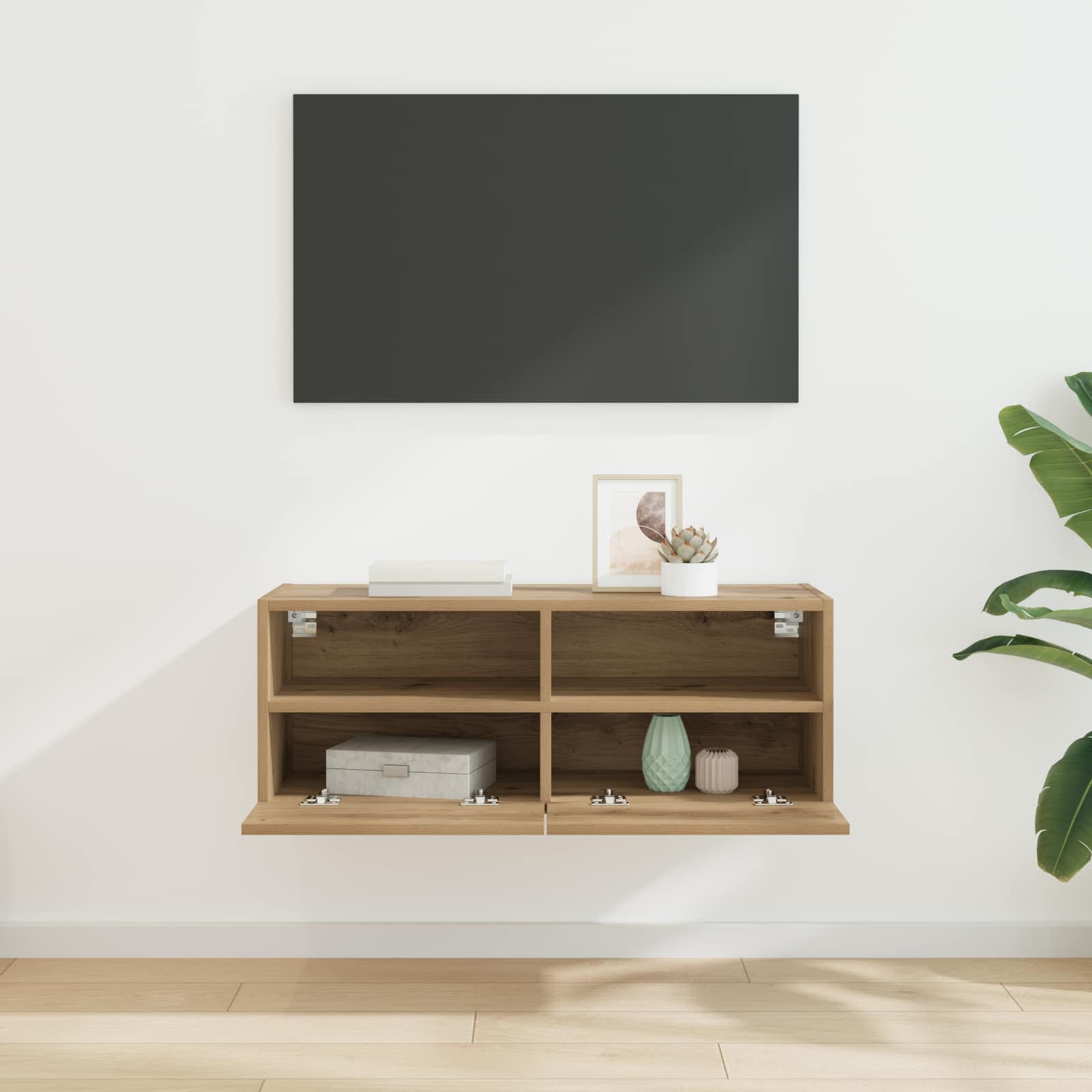 TV-Wandschrank 80 x 30 x 30 cm Artisan-Eiche Holzwerkstoff