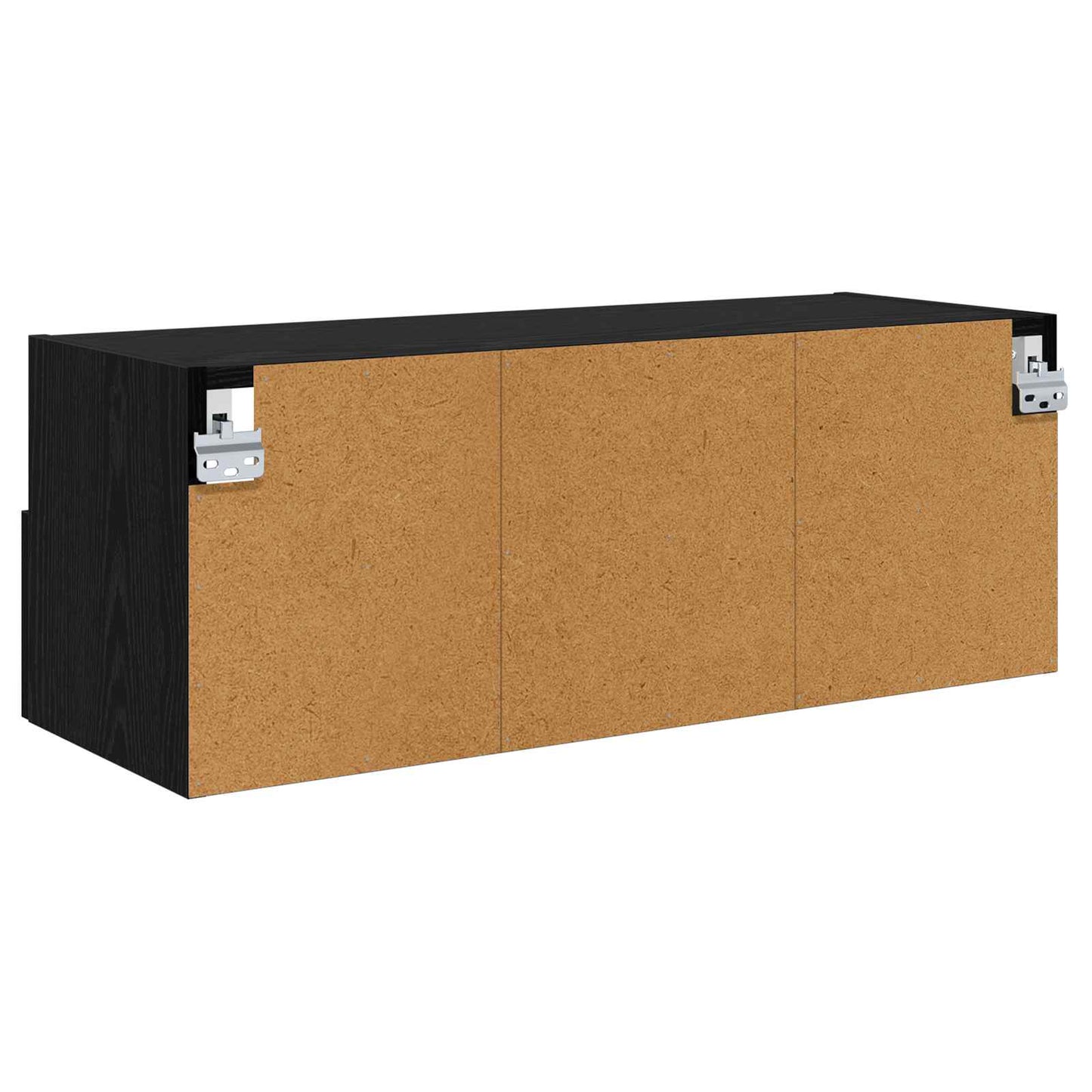 TV-Wandschrank 80 x 30 x 30 cm Schwarz Eichen-Optik