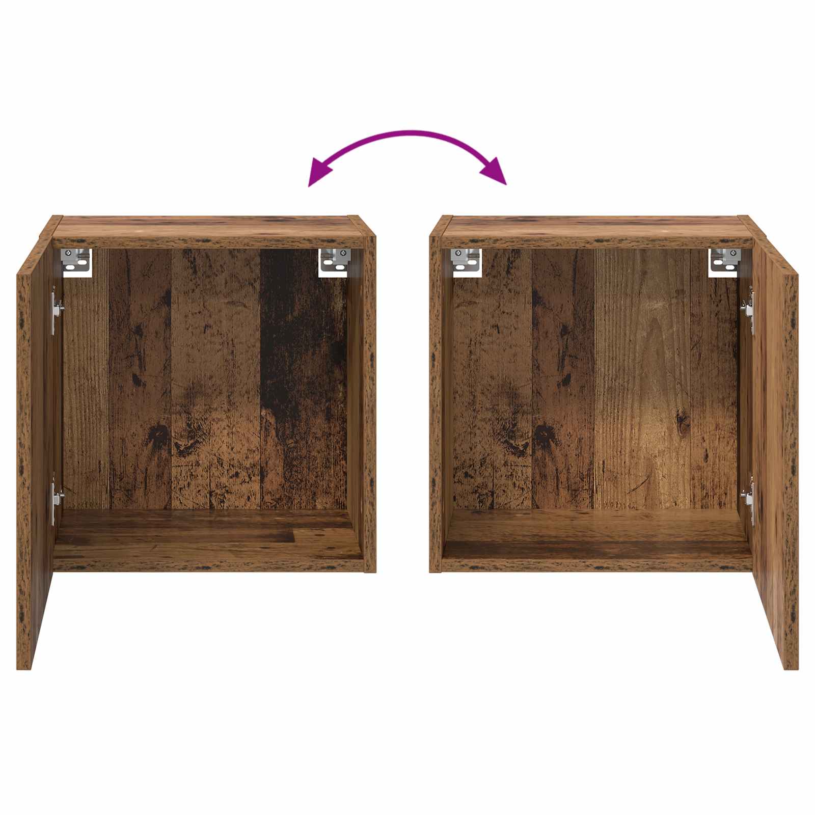 TV-Wandschrank 40,5x30x40cm Altholz Holzwerkstoff