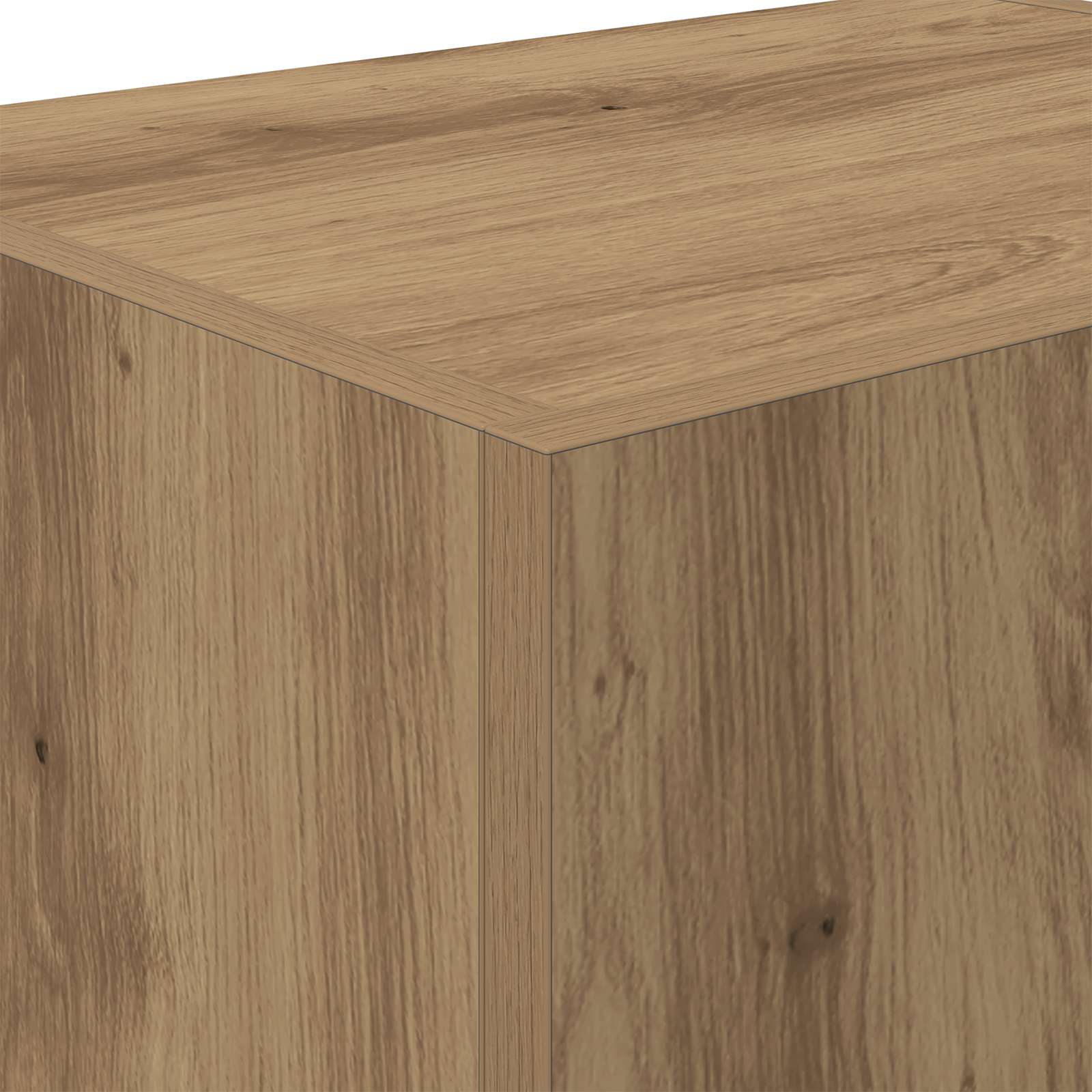 TV-Wandregale 2 stk. Artisan-Eiche Holzwerkstoff