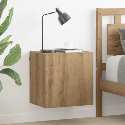 TV-Wandregale 2 stk. Artisan-Eiche Holzwerkstoff