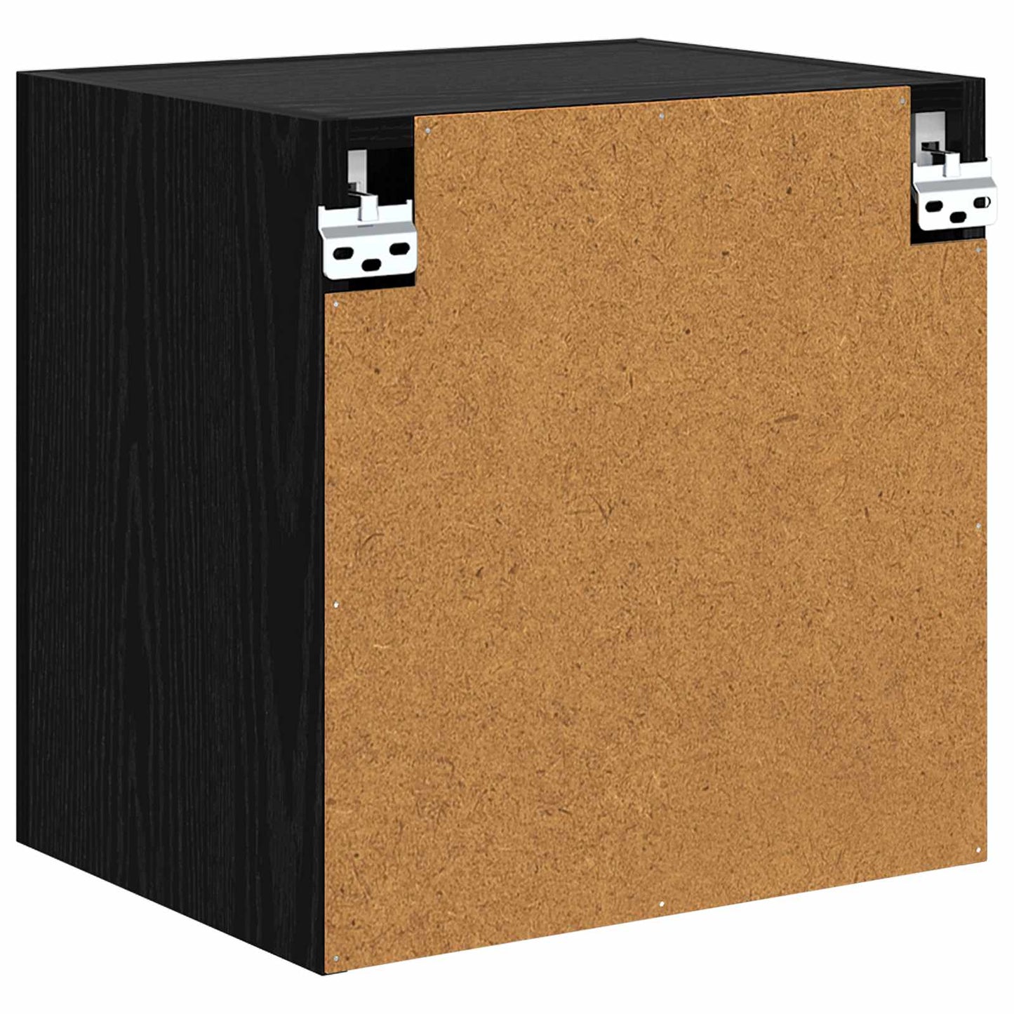TV-Wandschrank 40,5x30x40cm Schwarz Eichen-Optik Holzwerkstoff
