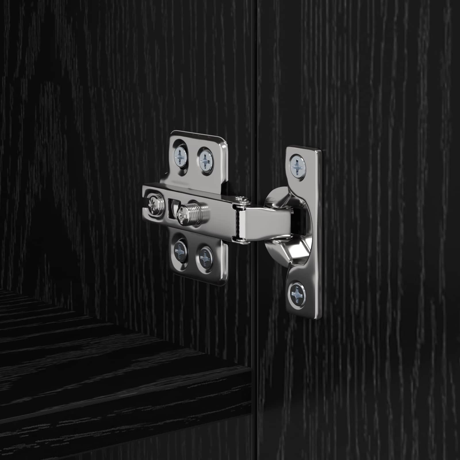 TV-Wandschrank 40,5 x 30 x 102 cm Schwarz Eichen-Optik