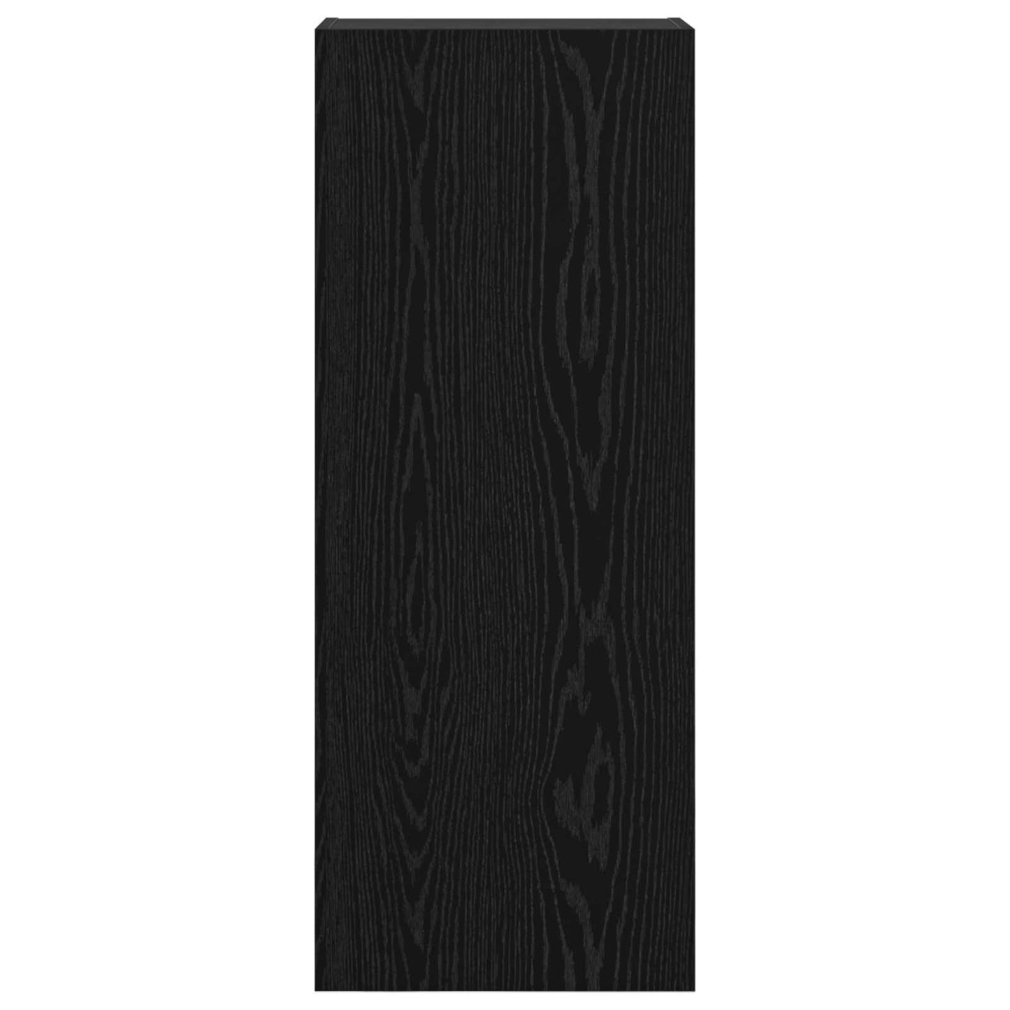 TV-Wandschrank 40,5 x 30 x 102 cm Schwarz Eichen-Optik