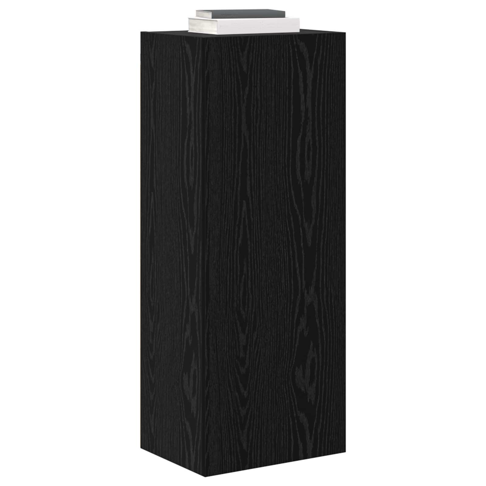TV-Wandschrank 40,5 x 30 x 102 cm Schwarz Eichen-Optik