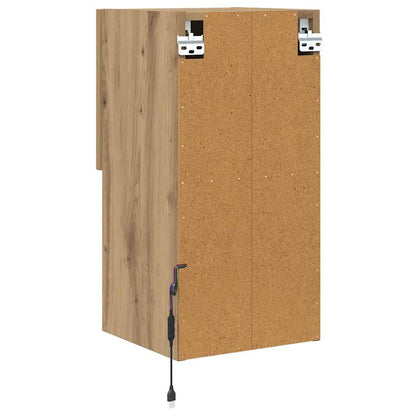 Wandmontierter TV-Schrank 30,5 x 30 x 60 cm Artisan-Eiche