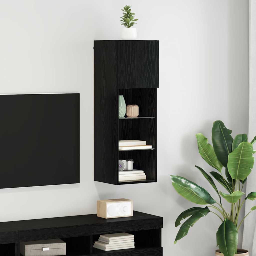 Wandmontierter TV-Schrank 30,5 x 30 x 90 cm Holzwerkstoff