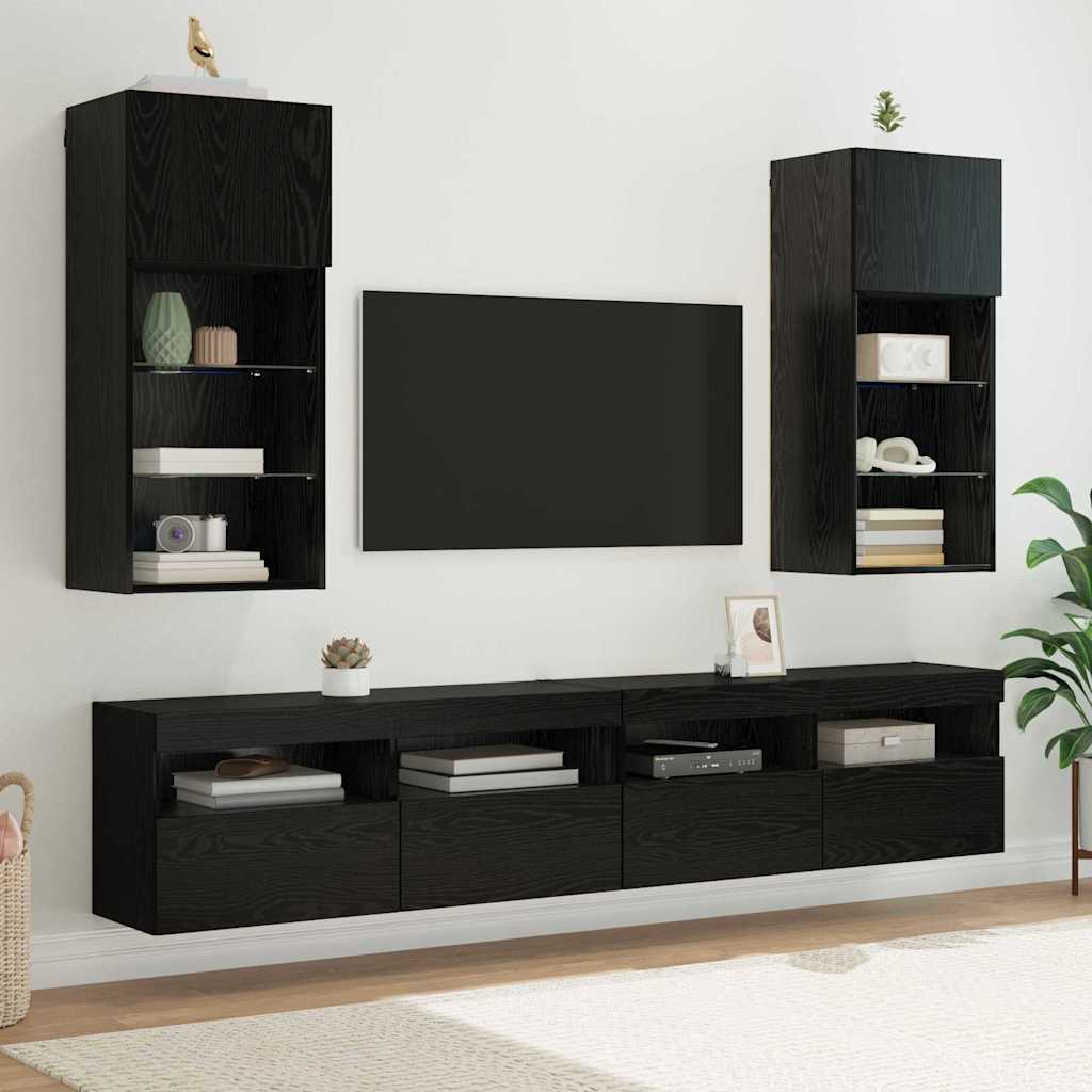 Wandmontierter TV-Schrank 40.5 x 30 x 90 cm Holzwerkstoff