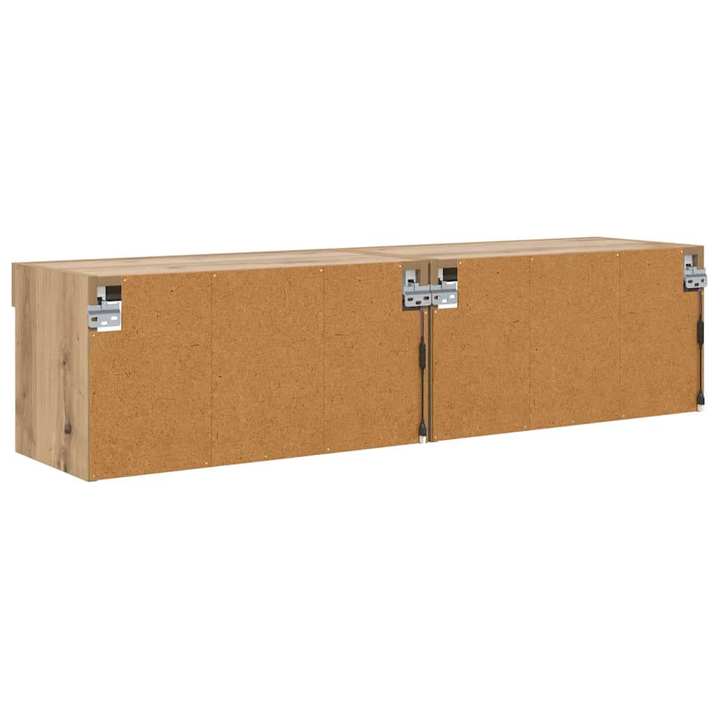TV-Schrankset 2 stk. Artisan-Eiche Holzwerkstoff