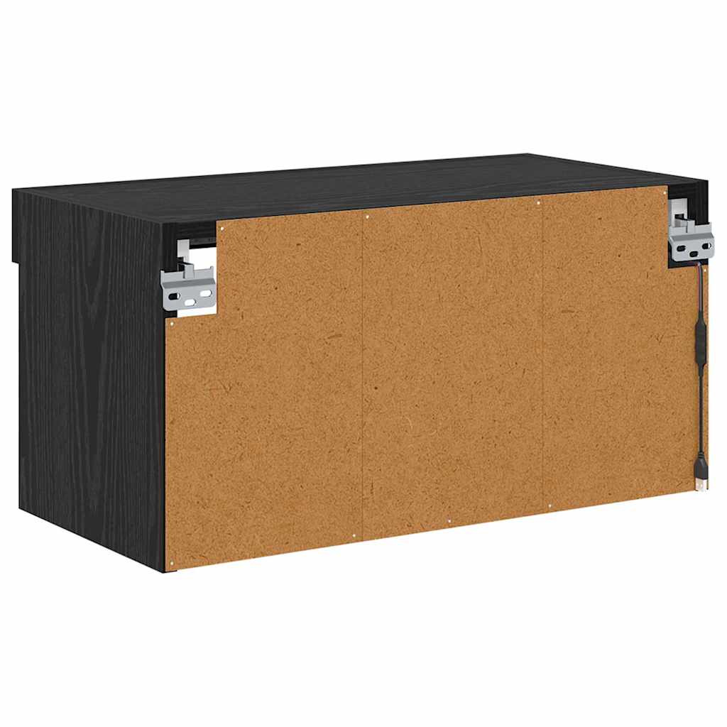 TV-Schrankset 60 x 30 x 30 cm Schwarz Eichen-Optik