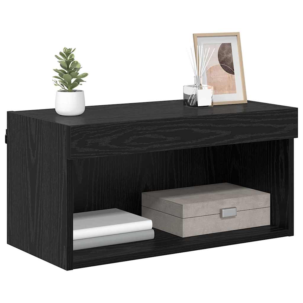 TV-Schrankset 60 x 30 x 30 cm Schwarz Eichen-Optik