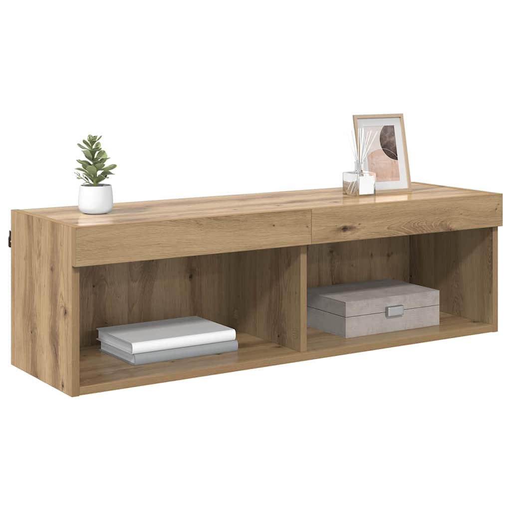 TV-Wandschrank 100 x 30 x 30 cm Artisan-Eiche Holzwerkstoff