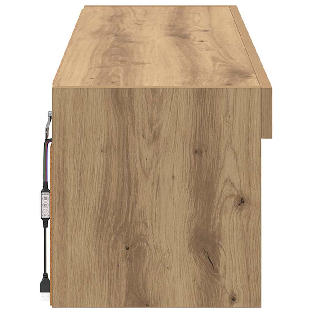 TV-Wandschrank 100 x 30 x 30 cm Artisan-Eiche Holzwerkstoff