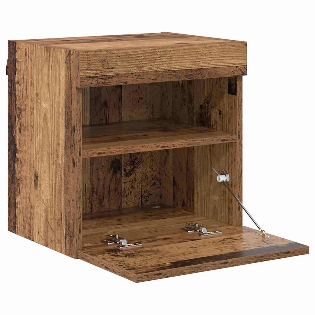 TV-Wandschrank 40 x 30 x 40 cm Altholz Holzwerkstoff