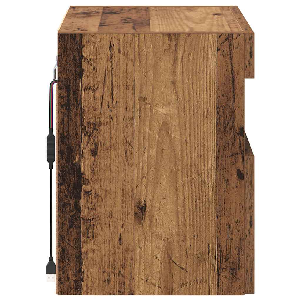 TV-Wandschrank 40 x 30 x 40 cm Altholz Holzwerkstoff