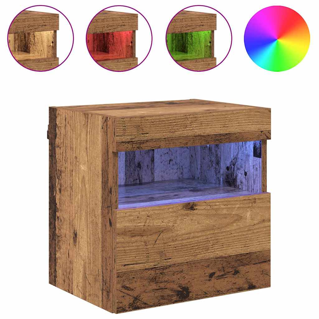 TV-Wandschrank 40 x 30 x 40 cm Altholz Holzwerkstoff