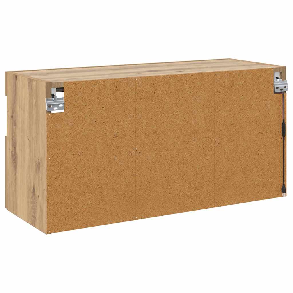 TV-Wandschrank 80 x 30 x 40 cm Artisan-Eiche Holzwerkstoff