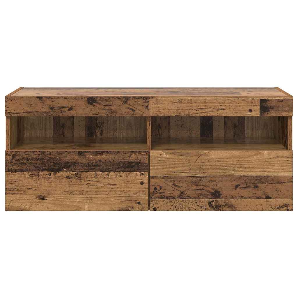 TV-Wandschrank 100 x 30 x 40 cm Altholz Holzwerkstoff