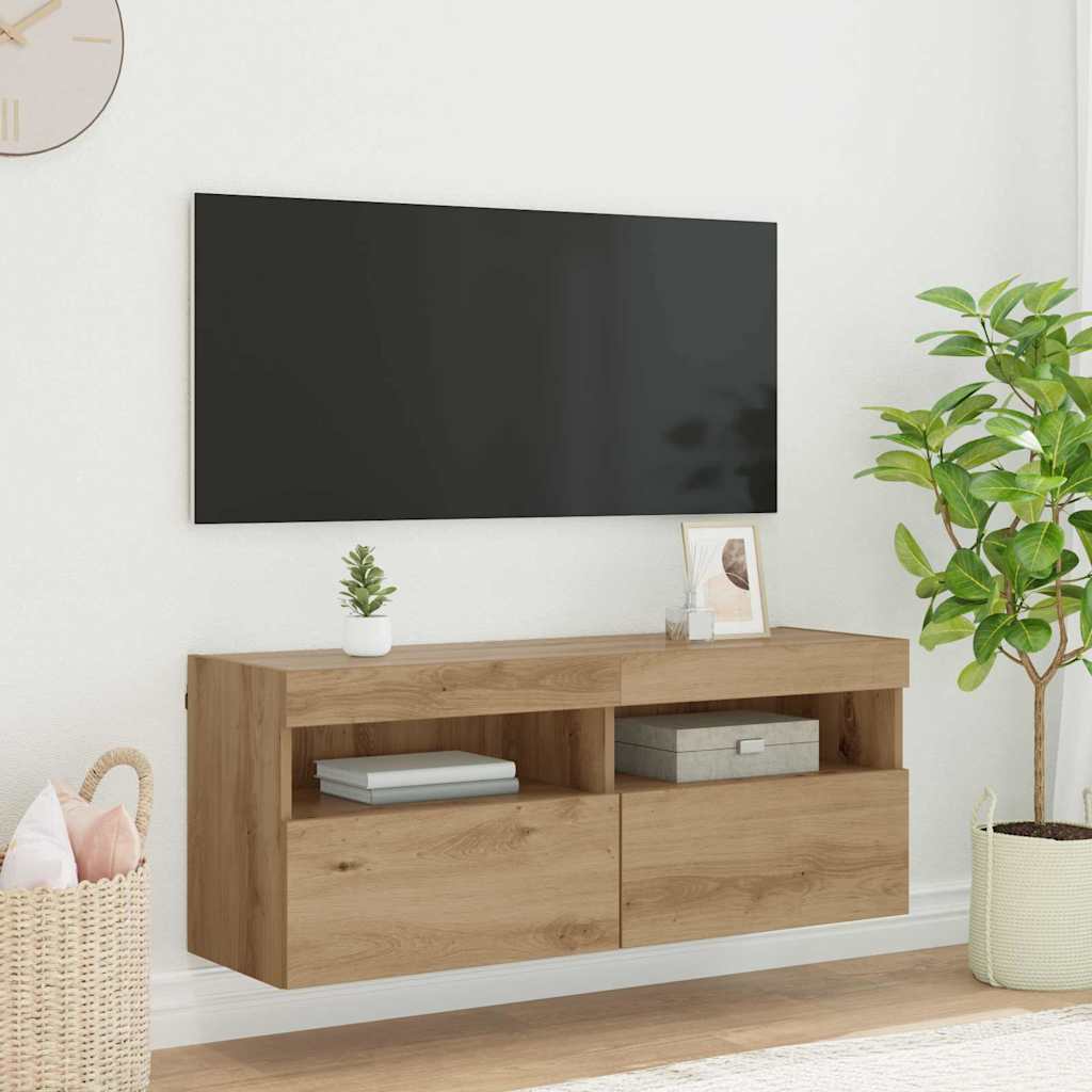 TV-Wandschrank 100 x 30 x 40 cm Artisan-Eiche Holzwerkstoff