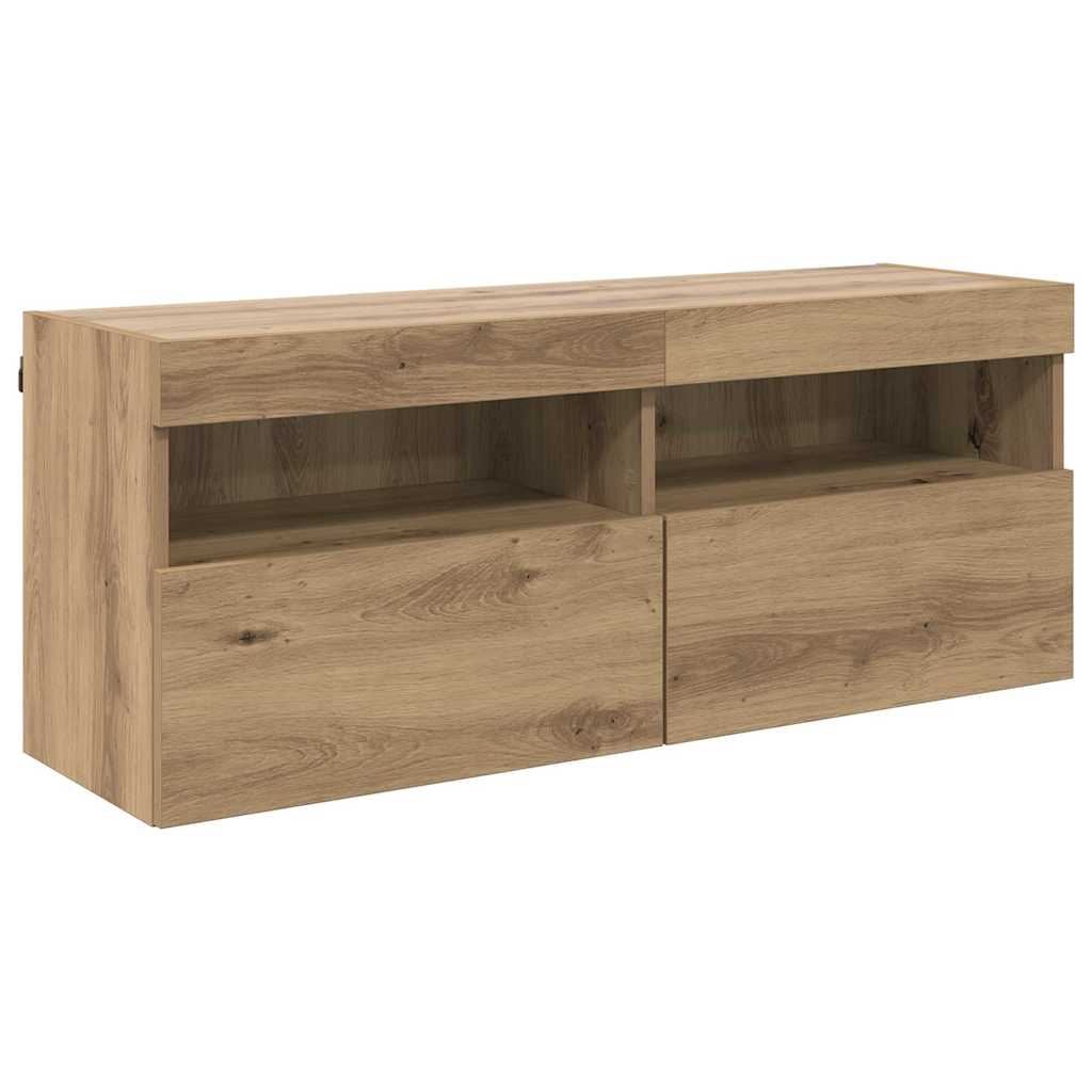 TV-Wandschrank 100 x 30 x 40 cm Artisan-Eiche Holzwerkstoff