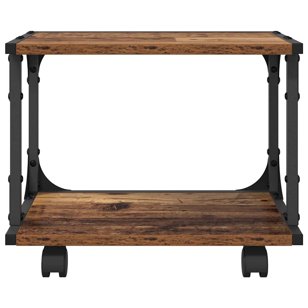 Druckerständer Altholz 41 x 28 x 33,5 cm Holzwerkstoff