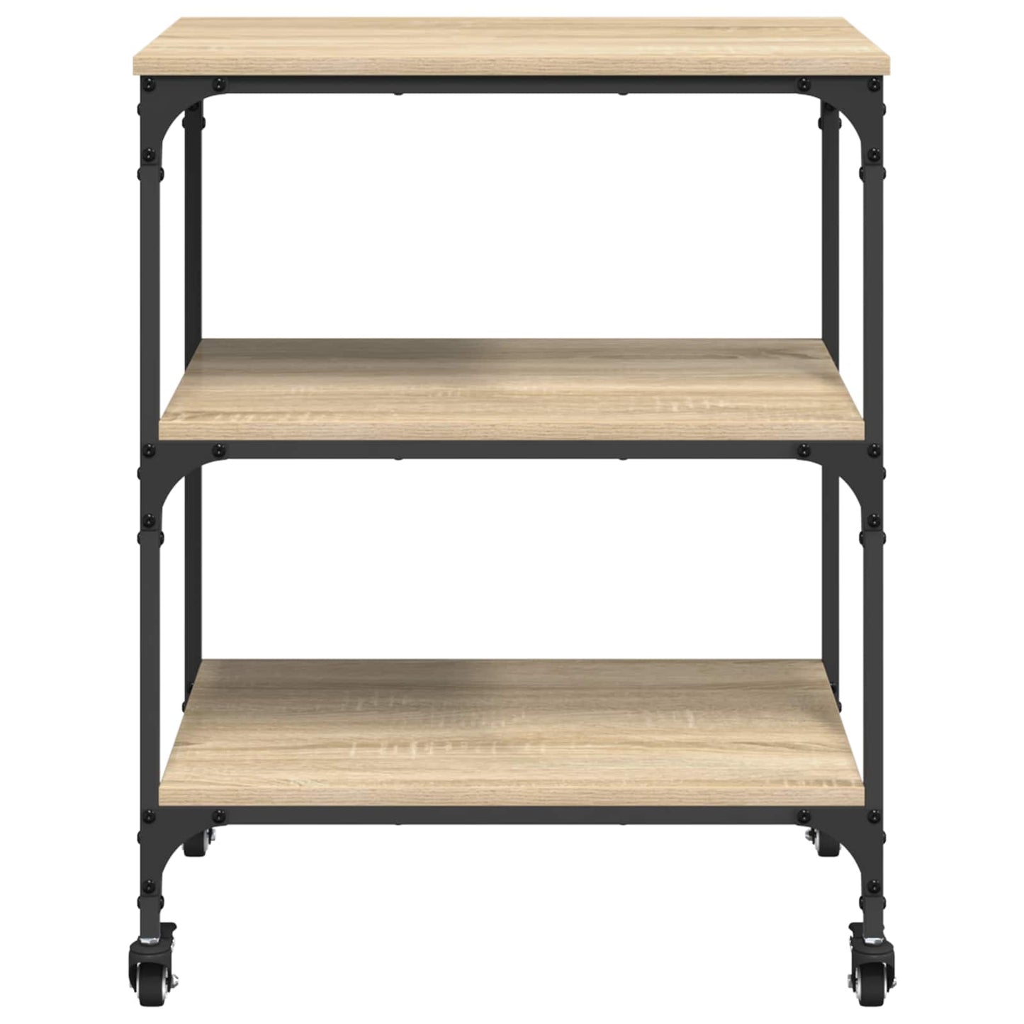 Küchentrolley Sonoma-Eiche 60 x 41 x 76 cm Holzwerkstoff