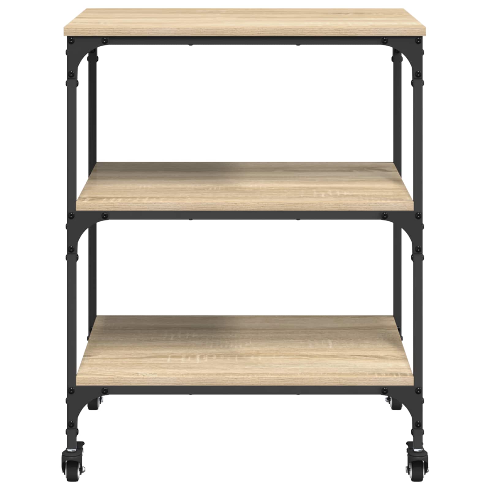 Küchentrolley Sonoma-Eiche 60 x 41 x 76 cm Holzwerkstoff