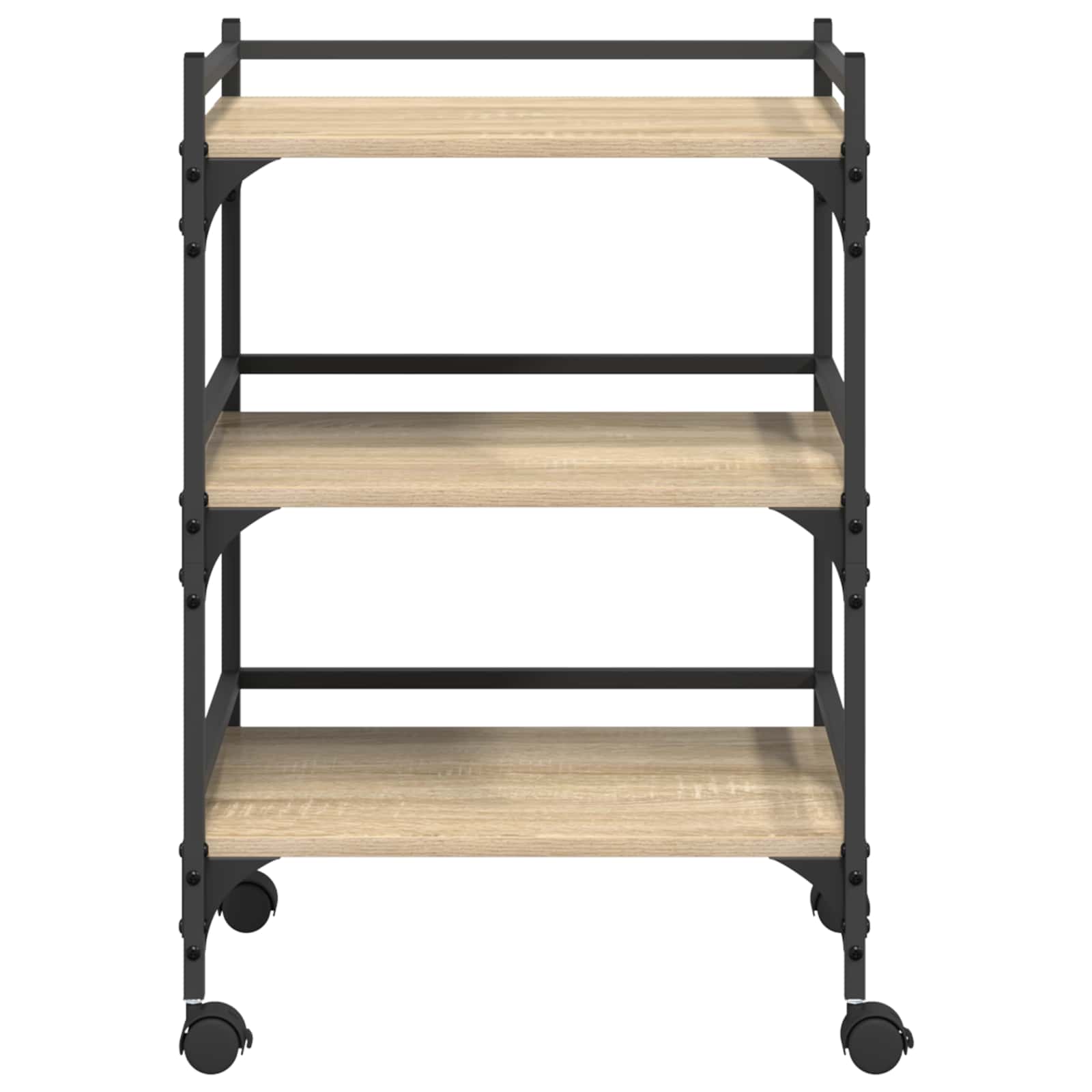 Küchentrolley Sonoma-Eiche 50 x 35 x 75,5 cm Holzwerkstoff
