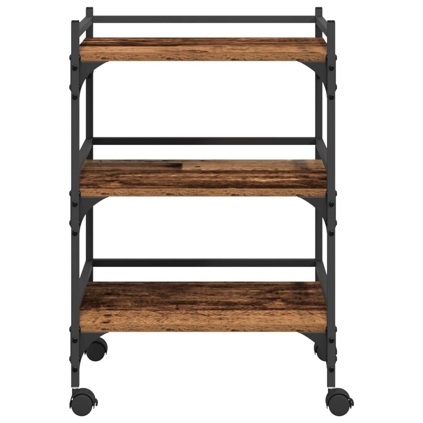 Küchentrolley Altholz 50 x 35 x 75,5 cm Holzwerkstoff