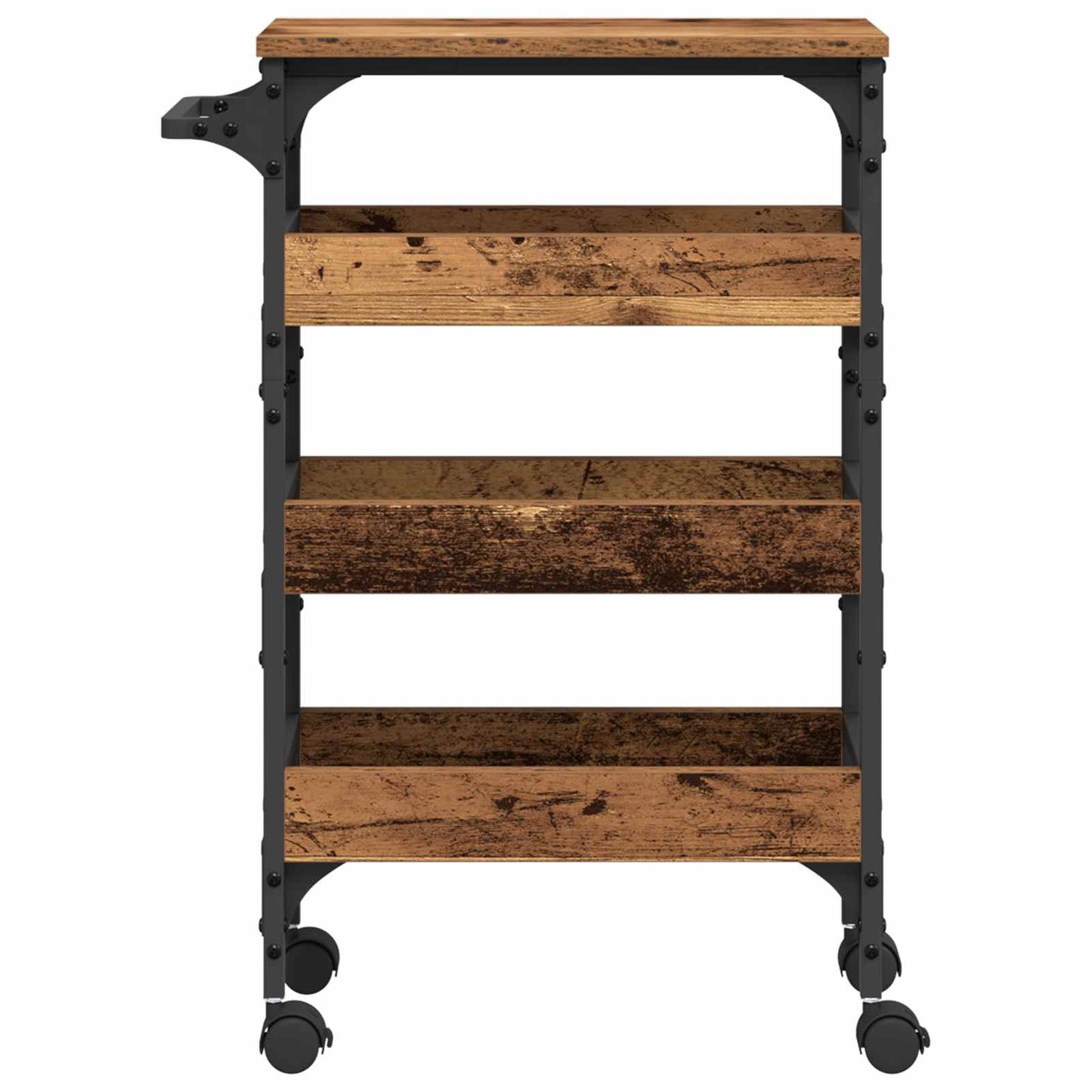 Küchentrolley Altholz 53 x 20 x 76 cm Holzwerkstoff